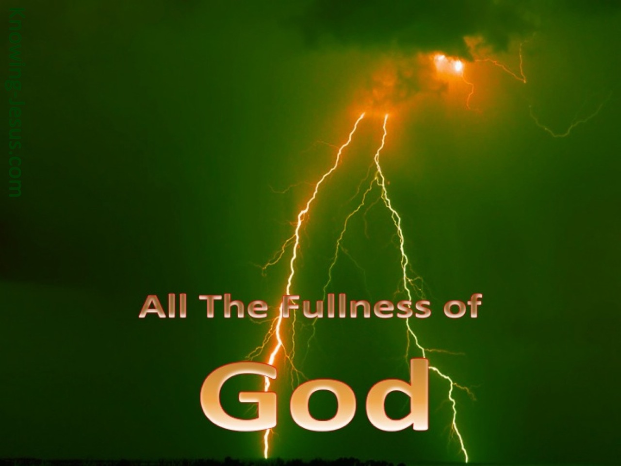 All The Fullness Of God (devotional) (green)
